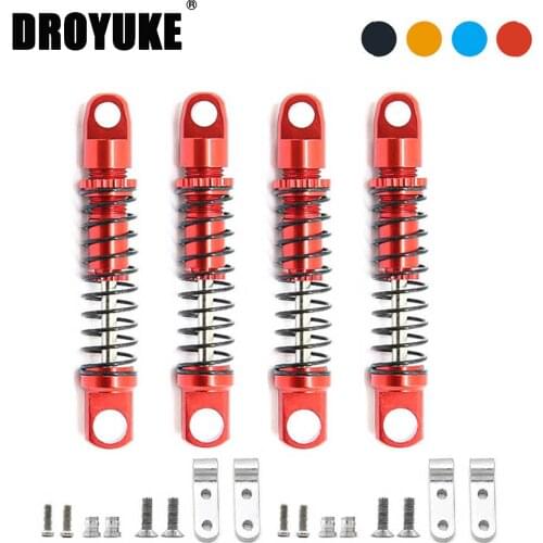 Droyuke Rear Axle Metal Shock Absorber Upgrade Kit DIY Accessories For Four-Wheel Drive Climbing RC Micro Truck WPL D12 Car