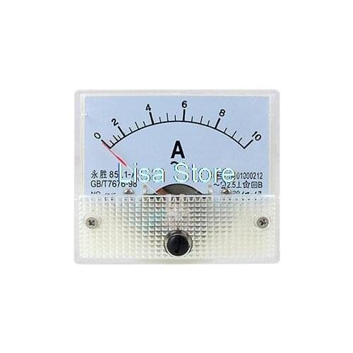 85L1 Analog Current Panel Ampere Meter Gauge 85L1 AC 0-10A