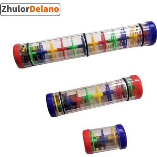 BeatBox Colorful Rainmaker Rain Stick Musical Instrument Toy For Toddler Kids Games KTV Party