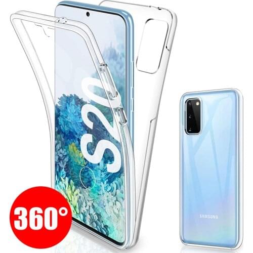 A41 A51 A71 A10 A20 A20E A30 A30S A40 A50 A50S A70 Soft Silicone Cover 360 Full Double Cases for Samsung Galaxy A01 A11 A21S A31