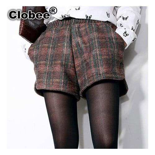 Женские шерстяные шорты Clobee China At AliExpress