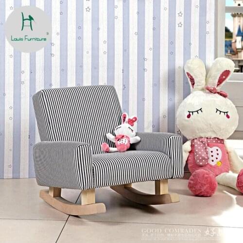 Children rocking chairs, cute, creative children, cloth art