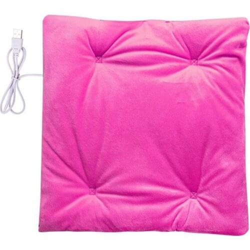 Travel Electric Heating Office Seat Cushion Autumn And Winter Keep Warm Usb Charging Heating Pad Home Chair Non-slip Mat