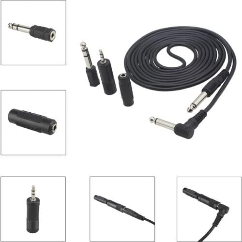 3M Electronic Guitar Cable Guitar Bass Line Connecting Line Noise Reduction 6.35mm with 3 conversion heads Musical Instrument