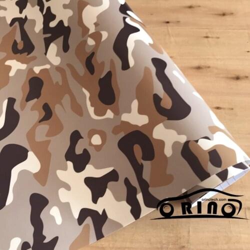 10/20/30/40/50X152CM Desert Sticker Wrap Camouflage Vinyl Film For Car Motorcycle Wrapping Sticker Desert With Air Bubble FREE