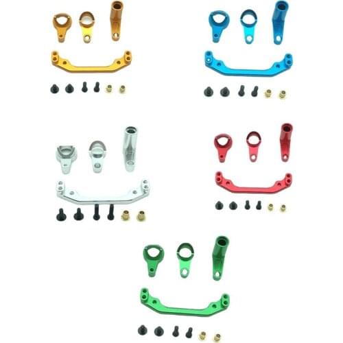 Aluminum Alloy Steering Group Assembly Set for Wltoys 104001 1/10 RC Car Upgrade Parts Accessories