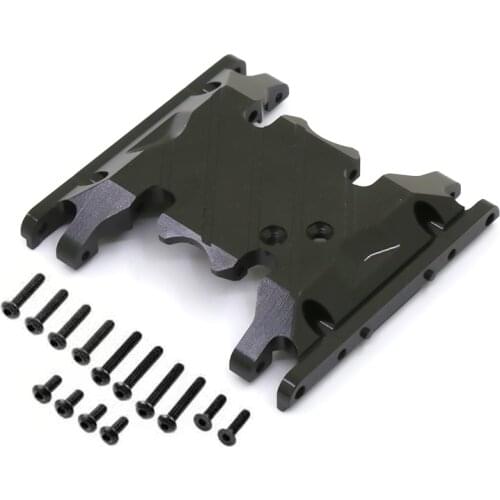 RS-RC Metal Double Speed Transmission Mount Gearbox Holder for 1/10 RC Crawler Axial SCX10 II UMG10 4WD AXI90075