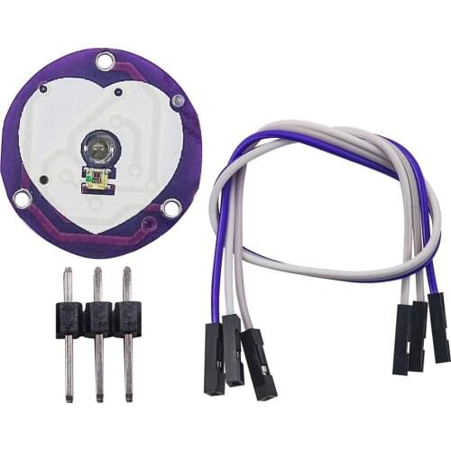 CFsunbird ! Free shipping 50pcs pulsesensor pulse heart rate sensor open source hardware development