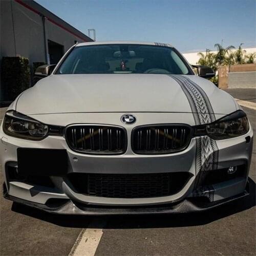 Sexy2021 Fit For / F30 w 3 Series 328330li m Sports Version Modified Carbon Fiber Mad Lip Front Chin