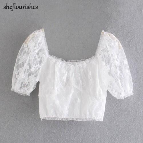 Sheflourishes Women's Transparent Shirts