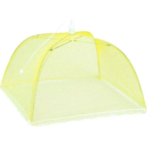 Pop-Up Mesh Food Covers Anti Flies Dust Insect Dish Cake Table Folding Umbrella Reusable Foldable Picnic Food Cover Kitchen Tool