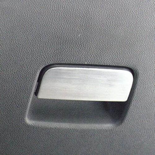 Car Styling Storage Box Handles Attached Stickers Special Stainless Steel Change Pad for Mitsubishi ASX Outlander Lancer Pajero