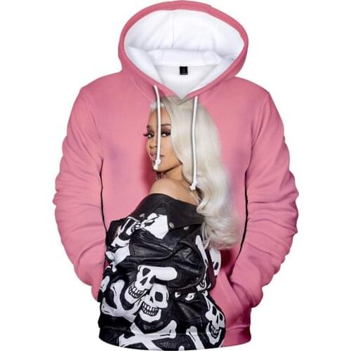 Saweetie Hoodie Men Women Fashion Sweatshirts Children 3D Print Saweetie Hoodies Pullover Harajuku Streetwear Tops Mens Hoodies