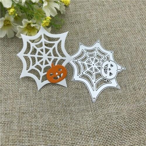 Spider web decoration card Metal Cutting Dies Stencils For DIY Scrapbooking Decorative Embossing Handcraft Die Cutting Template