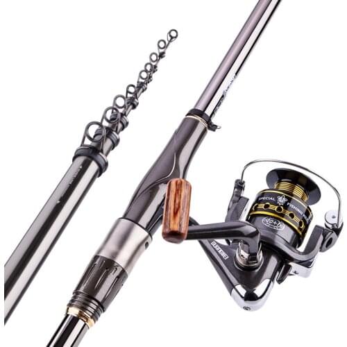 2# 3# 4# Rock Fishing Rod 3.6M 4.5M 5.4M Fishing Rod Carbon Fiber Super Hard Telescopic Fishing Canne Fishing Tackle De Pesca