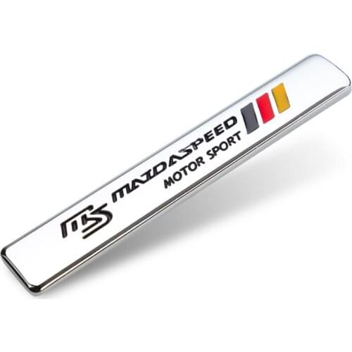 1Pcs Car Styling Body Emblem Badge Decals Side Fender Rear Trunk Sticker For Mazda 2 3 5 6 M5 Ms CX-4 CX-5 CX-9 CX6 M3 M6 MX3