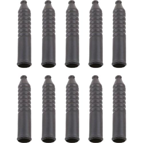 10 pcs/pack Durable Mtb V Brake Line Protection Cover V Brake Line Rubber Hose V Brake Dust Cover Rubber Sleeve