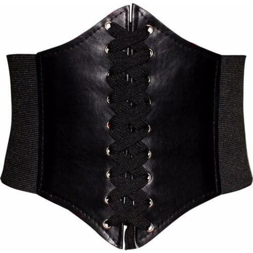 2021 Black Red Body Shapewear Women Gothic Clothing Solid Color Underbust Waist Cincher Sexy Bridal Corsets and Bustiers