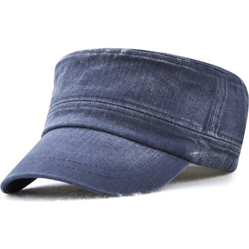 2021 Solid Color Military Cap Fashion Casual Men and Women Outdoor Sun Hat Gorra Capitan Barco