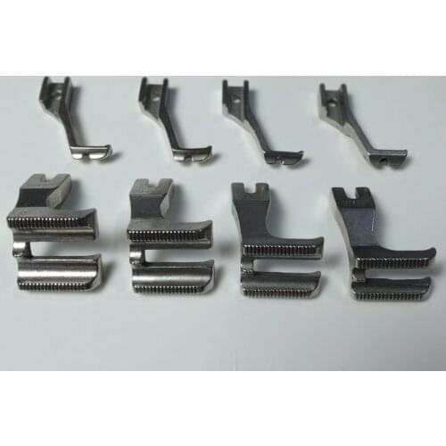4 sets / sizes DOUBLE WELTING PIPING FOOT SET # U192W+U193KW for JUKI DU-1181