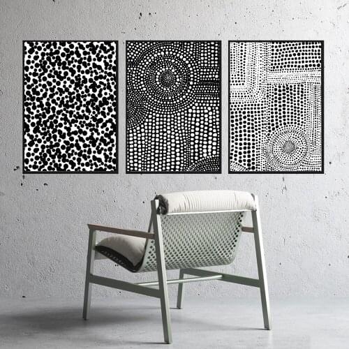 Abstract Geometric Poster Black White Canvas Painting Nordic Art Print Decoration Wall Picture For Living Room Home Decor
