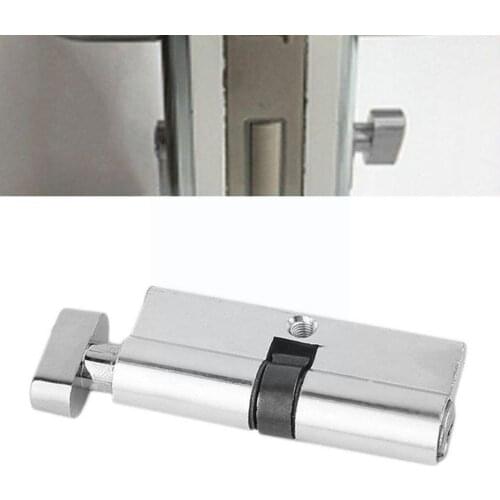 70mm Aluminum Metal Door Lock Cylinder Home Security Keys 3 Tone Silver Tools With Set Anti-Drill Anti-Snap L5C4