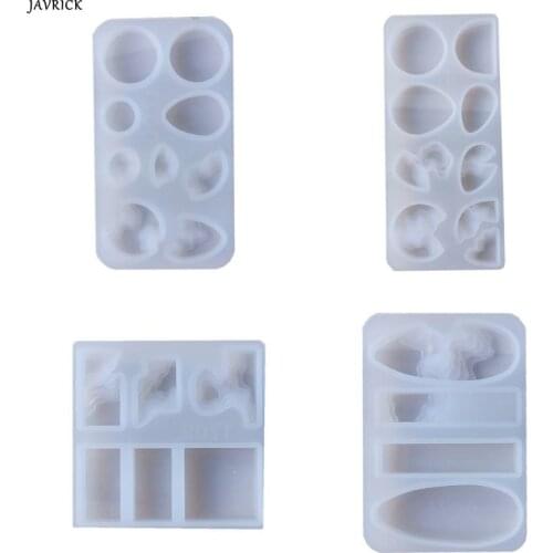 Crystal Epoxy Mold DIY Pendant Jewelry Crafts Making Silicone Mould UV Resin Molds