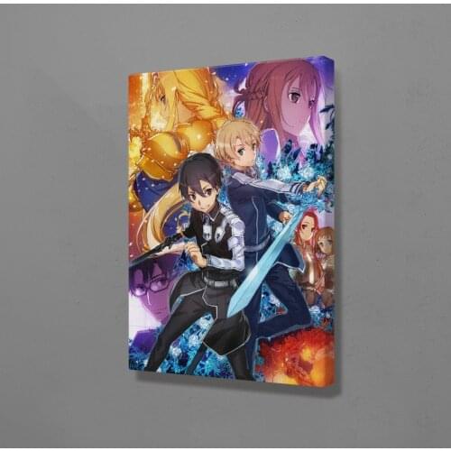 Sword Art Online sao alicization anime poster Canvas Wall Art Decoration prints for Home bedroom decor Painting