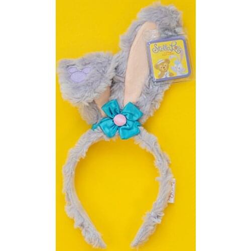 Disney Duffy and Friends Lovely Headdress Stella Lou ShellieMay Marie Cat Stuffed Plush Toys Kawaii Headband Gifts for Children