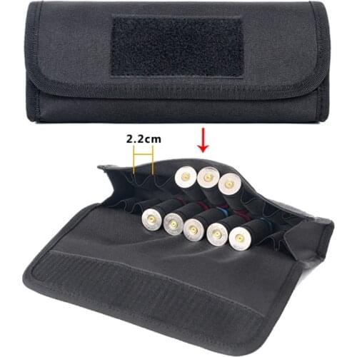 Molle Tactical Shell Pouch Military Shooting Hunting Waist Bags 12Gauge 12GA Ammo Holder Bandolier Cartridge Bag Magazine Pouch