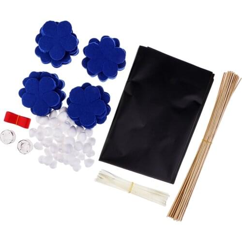 Non-woven Fabric Felt Applique Blue r Kit for DIY Felt Project Craft