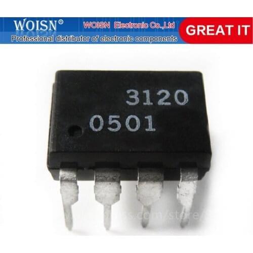 10PCS HCPL3120 HCPL-3120 DIP8 DIP A3120 new original In Stock