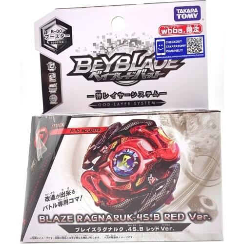 Original Japan Takara Tomy Beyblade Burst B-00 Limited Blaze Ragnaruk .4s.b Red Ver as Kids Toys