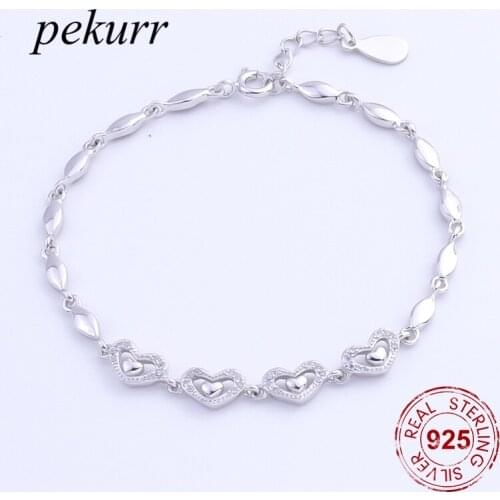 Серебряные браслеты Pekurr China At AliExpress
