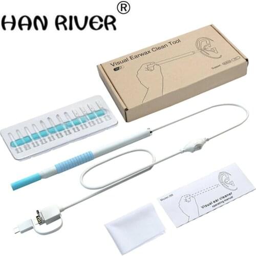 The products of high quality ear endoscope cleaning earwax spoon 5.5 mm USB vision 0.3 mp visual earwax spoon