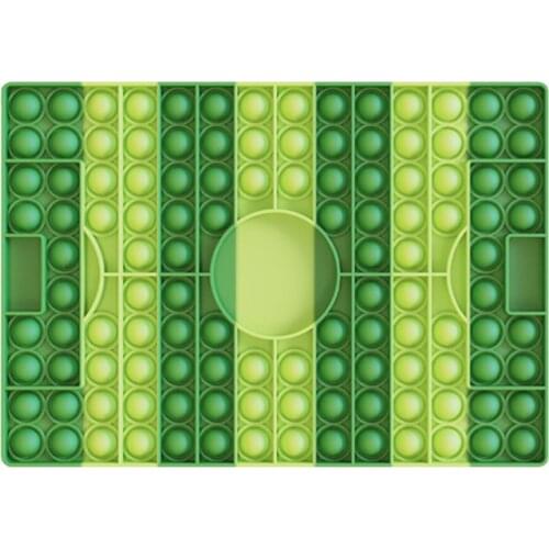 Football Field Chessboard Green Fidget Reliver Stress Toy Rainbow Push Bubble Antistress Toys Adults & Children Sensory Toys