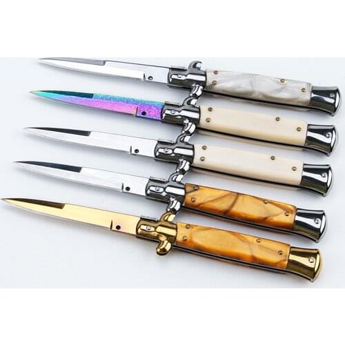 Damascus Military Folding Pocket Knife Tactical Knife Survival multi-function Hiking Camping Hunting Knife Outdoor Pocket Knives