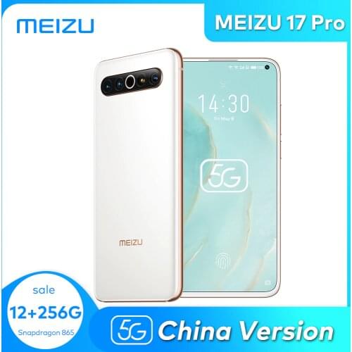 Meizu 17 Pro 5G Phone 8G+128G/12G+256G Android Smartphone Snapdragon 865 Octa Core Support NFC Wireless Charge China Version