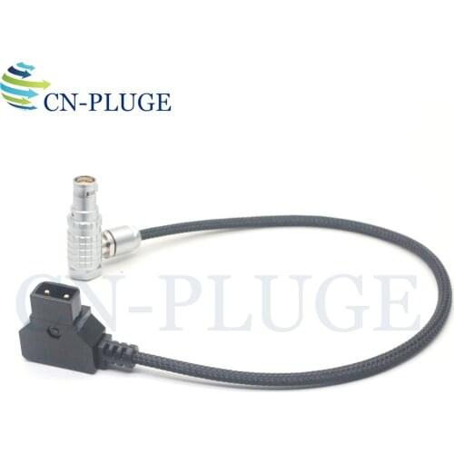 Super soft grid lines DTAP to Right Angle 6pin Female for Camera RED Epic/ GEmini/RED SCARLE power cable