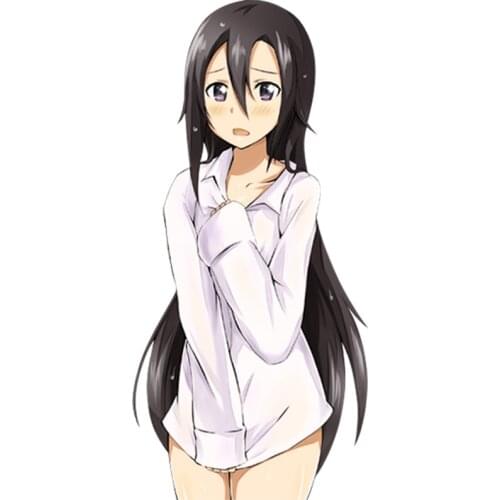 Vinyl Car Stickers Kawii Girl Kirito Anime Sword Art Online Beauty Car Body Window Laptop Fridge Decal