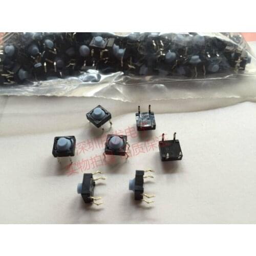 Japan ALPS 8*8*5 8*8*5mm conductive rubber head waterproof dustproof touch switch silent button silicone micro move blue