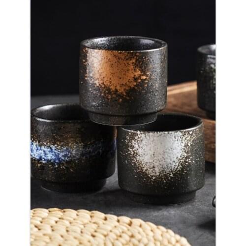 Japanese Tea Cup 200ml Ceramic Pottery Teacup Vintage Tea Cup Water Cups Container Teaware Drinkware Vintage Teacups Crafts