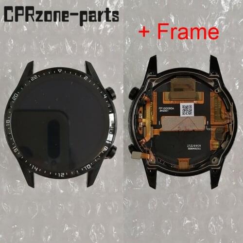 46mm / 42mm + Frame For Huawei Watch GT 2 GT2 LTN-B19 DAN-B19 LCD Display With Touch Screen Digitizer Sensor Panel Assembly