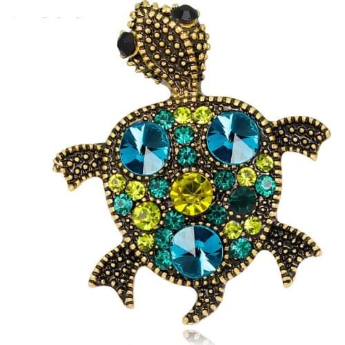 2018 Zoo animal Little Tortoise Brooches For Daughter Holiday Gift Brosh boutonniere accessories For Women Best Special Gift
