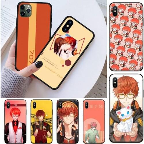 707 Mystic Messenger Glass Phone Case for iPhone 11 12 pro XS MAX 8 7 6 6S Plus X 5S SE 2020 XR
