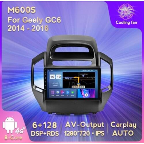 Android 11 RDS DSP Car GPS Radio Multimedia 1280*720 IPS 5GHz WI-FI For Geely GC6 2014 - 2016 WI-FI View Camera NO DVD 2DIN