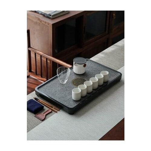 Japanese Style Pottery Tea Set Home Office Teapot Teacups Tea Sea Ceramic Kung Fu Black Tea Da Hong Pao Oolong Teaware