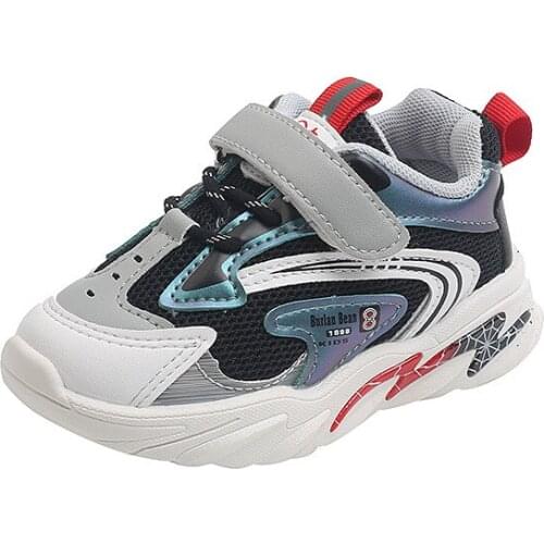 CAPSELLA KIDS Fashion Sneakers for Girls Boys Sports Shoes 1-6 Years Baby Toddler Breathable Soft Sole Running Shoes Size 21-30
