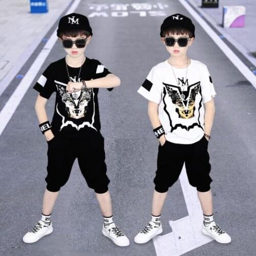 Kids Boys clothes summer outfits Cotton Teenage Boys Clothing casual Suit Children Short Sleeve Shirt Shorts Set 4 6 8 12 Years