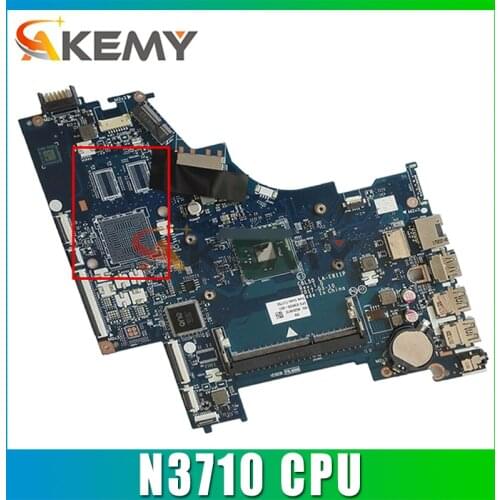 For HP 15-BS Series Laptop Motherboard 924754-601 924754-501 924754-001 CSL50/CSL52 LA-E811P W/N3710 CPU 100% Tested Fast Ship